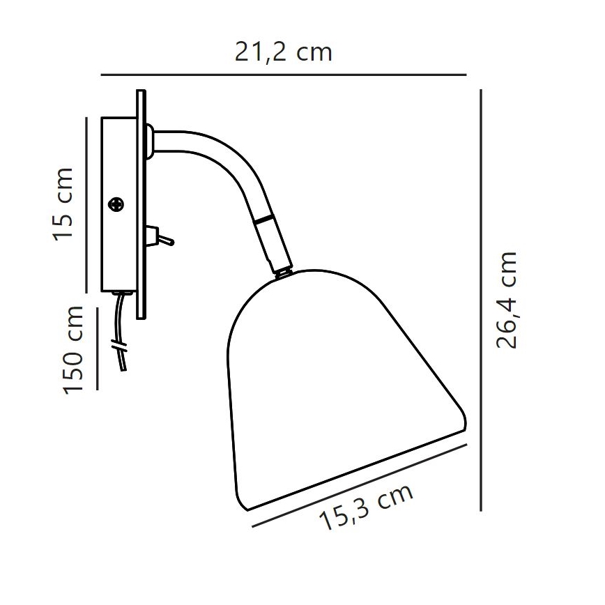 Nordlux - Sienas starmetis FLEUR 1xE14/15W/230V