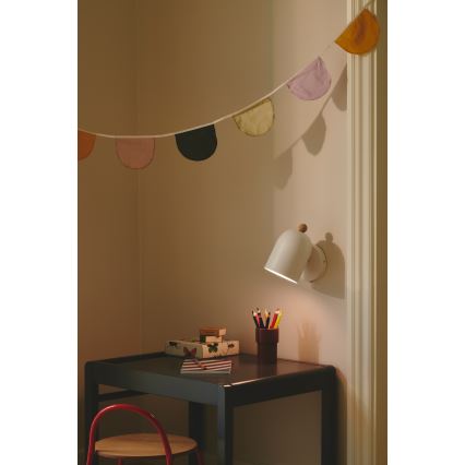 Nordlux - Sienas starmetis GASTON 1xE27/15W/230V balta