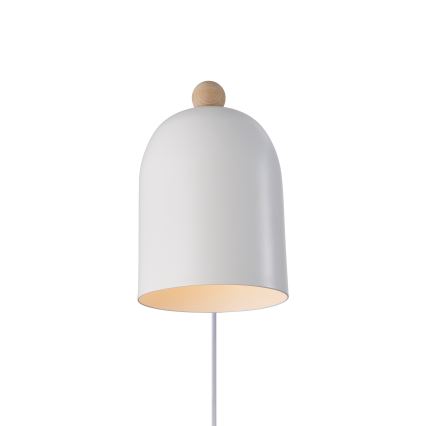 Nordlux - Sienas starmetis GASTON 1xE27/15W/230V balta