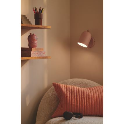 Nordlux - Sienas starmetis GASTON 1xE27/15W/230V rozā