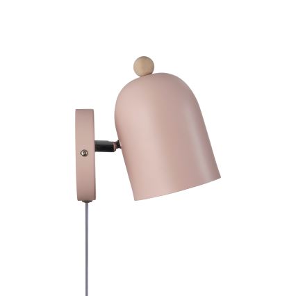Nordlux - Sienas starmetis GASTON 1xE27/15W/230V rozā