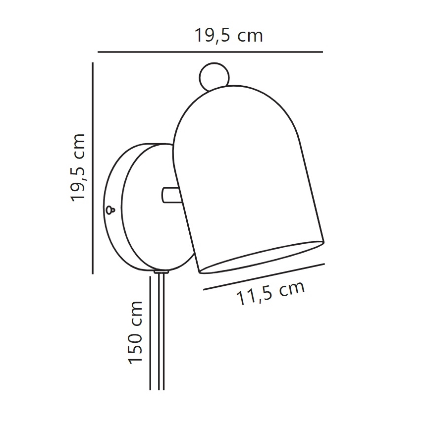 Nordlux - Sienas starmetis GASTON 1xE27/15W/230V rozā