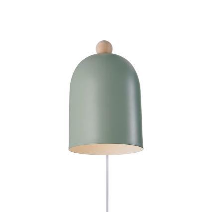 Nordlux - Sienas starmetis GASTON 1xE27/15W/230V zaļa