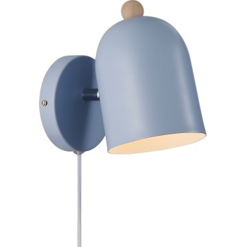 Nordlux - Sienas starmetis GASTON 1xE27/15W/230V zila