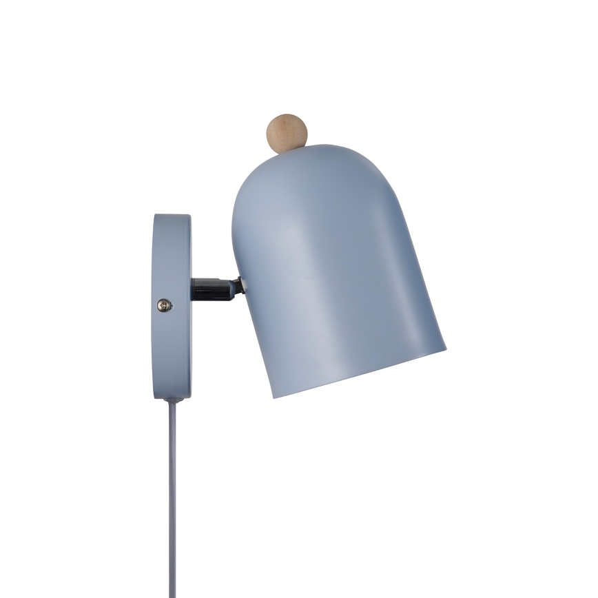Nordlux - Sienas starmetis GASTON 1xE27/15W/230V zila