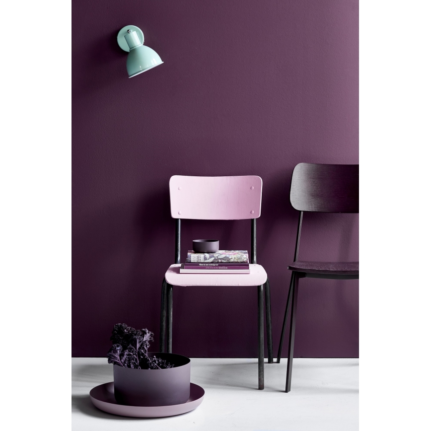 Nordlux - Sienas starmetis POP 1xE27/18W/230V piparmētru krāsa