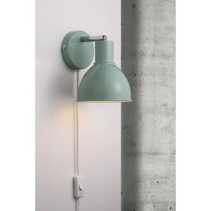 Nordlux - Sienas starmetis POP 1xE27/18W/230V piparmētru krāsa