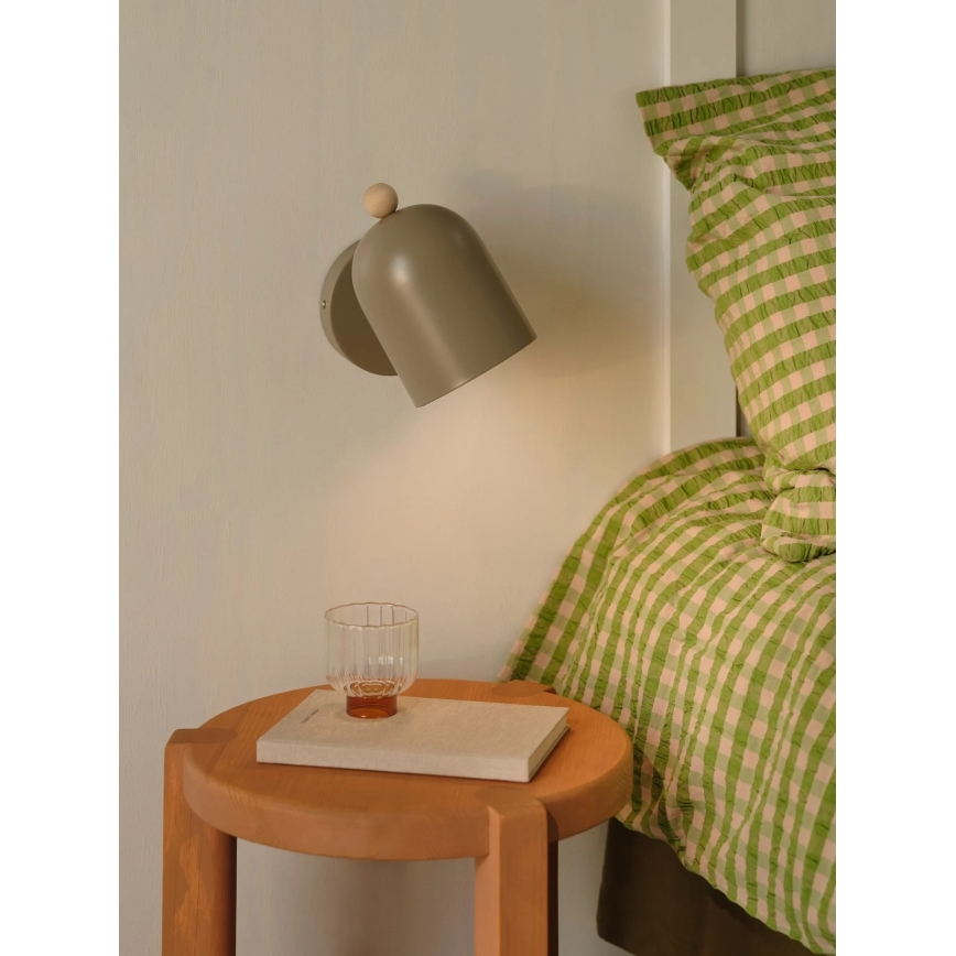 Nordlux - Sienas virzāmais gaismeklis GASTON 1xE27/15W/230V bēšs
