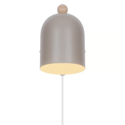 Nordlux - Sienas virzāmais gaismeklis GASTON 1xE27/15W/230V bēšs
