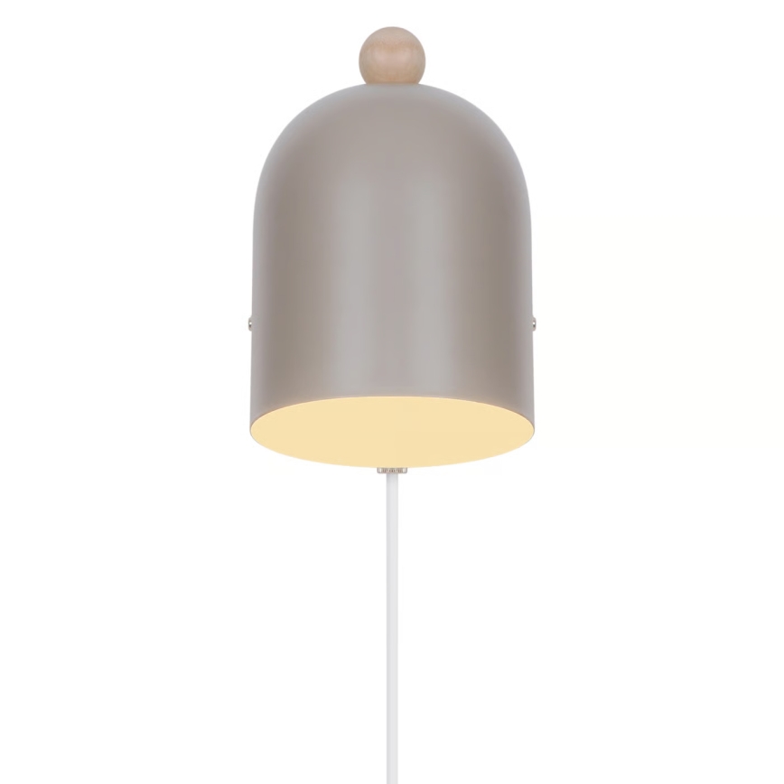 Nordlux - Sienas virzāmais gaismeklis GASTON 1xE27/15W/230V bēšs