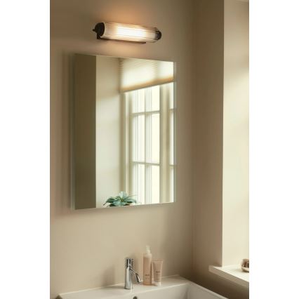 Nordlux - Spoguļa apgaismojums vannas istabai NIMAL 2xE14/25W/230V IP44 melns