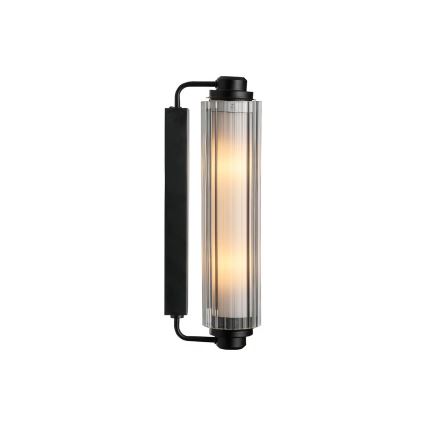 Nordlux - Spoguļa apgaismojums vannas istabai NIMAL 2xE14/25W/230V IP44 melns