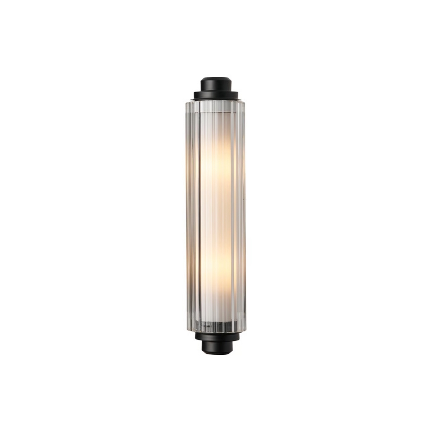 Nordlux - Spoguļa apgaismojums vannas istabai NIMAL 2xE14/25W/230V IP44 melns
