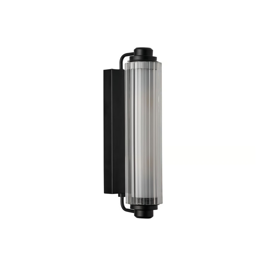Nordlux - Spoguļa apgaismojums vannas istabai NIMAL 2xE14/25W/230V IP44 melns