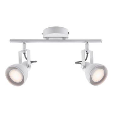 Nordlux - Starmetis ASLAK 2xGU10/35W/230V balta