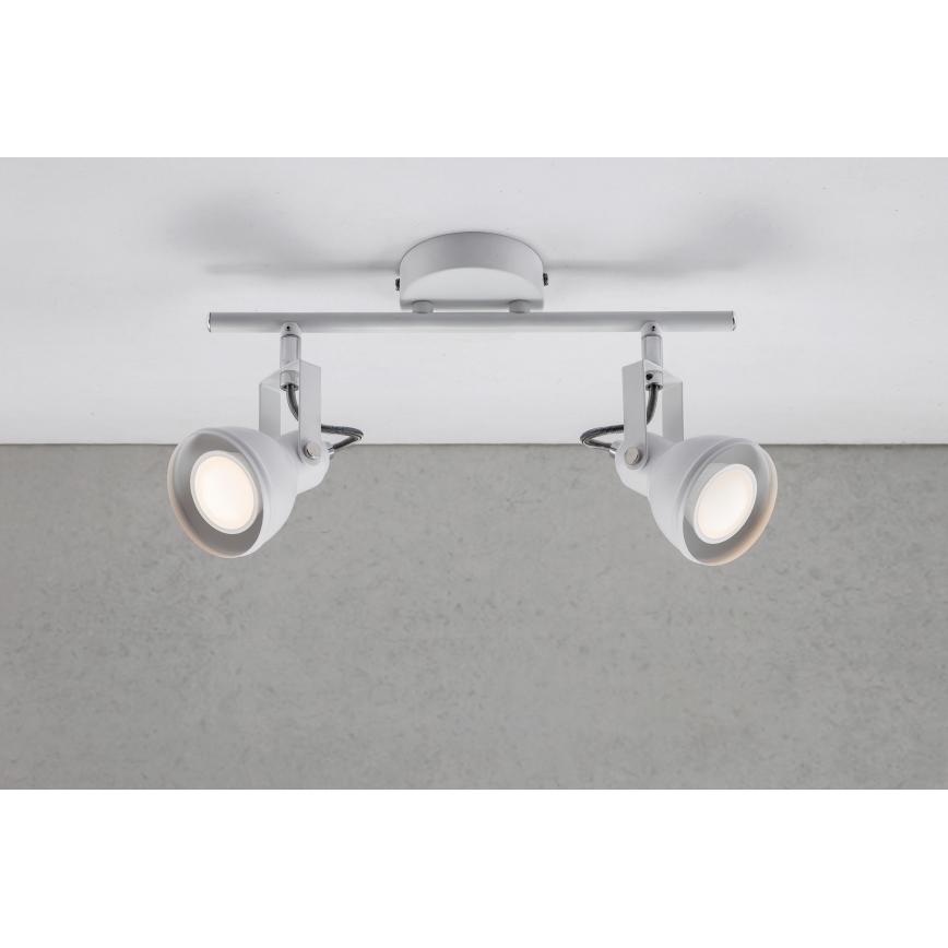 Nordlux - Starmetis ASLAK 2xGU10/35W/230V balta