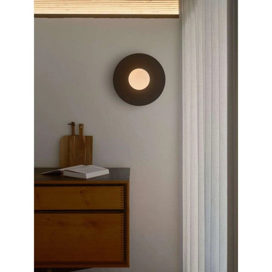 Nordlux - Vannas istabas griestu lampa SIONA 1xE27/60W/230V IP44 melna