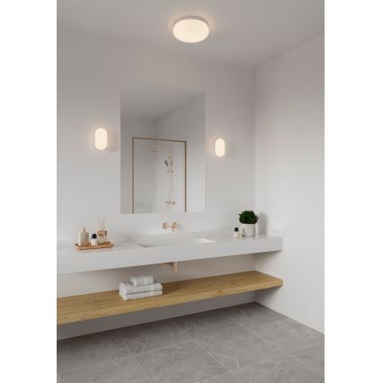 Nordlux - Vannas istabas sienas lampa FOAM 1xE27/55W/230V IP44 balta