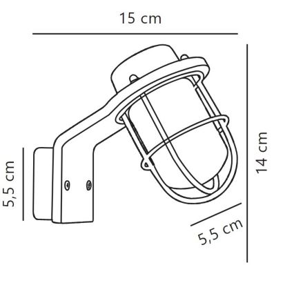Nordlux - Vannas istabas sienas lampa MARINA 1xG9/40W/230V IP44 spīdīgi hromēts