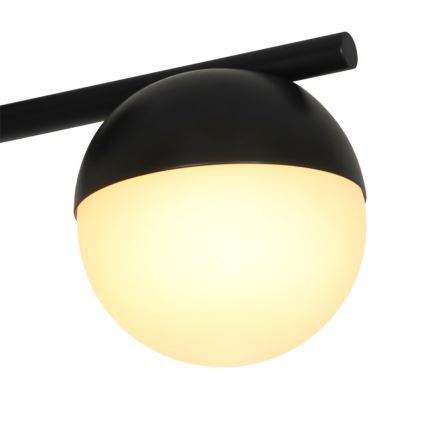 Nordlux - Virsapmetuma lustra CONTINA 3xG9/5W/230V melna