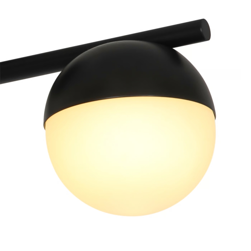 Nordlux - Virsapmetuma lustra CONTINA 3xG9/5W/230V melna