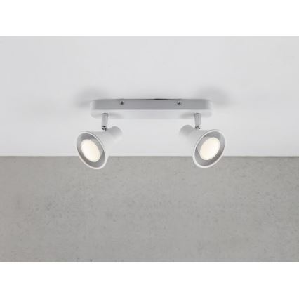 Nordlux - virziena gaismeklis EIK 2xGU10/35W/230V balts