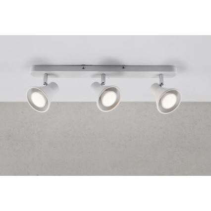 Nordlux - Virziena gaismeklis EIK 3xGU10/35W/230V balts