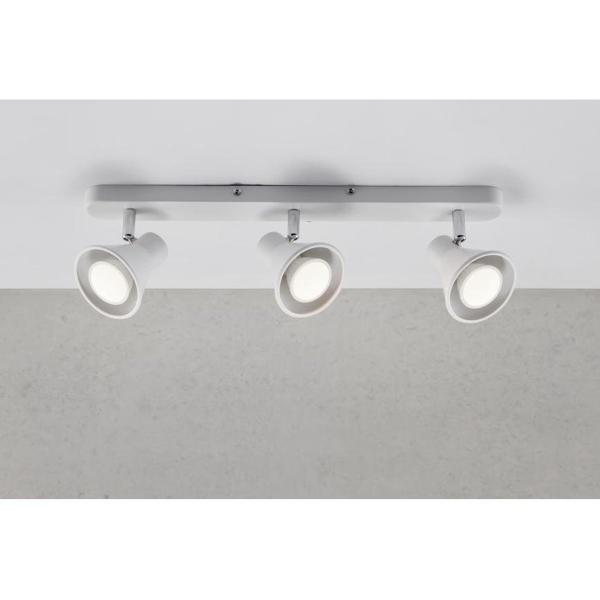 Nordlux - Virziena gaismeklis EIK 3xGU10/35W/230V balts