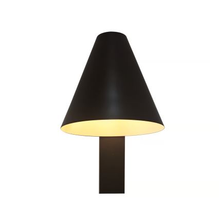 Nordlux - WILMER sienas lampa ar USB 1xE14/40W/230V, melna