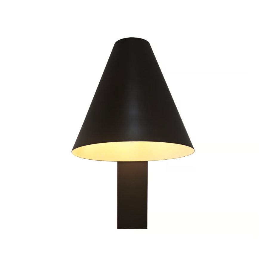 Nordlux - WILMER sienas lampa ar USB 1xE14/40W/230V, melna
