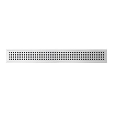 Notekas režģis 49,5x2,3 cm nerūsējošais tērauds/sudraba