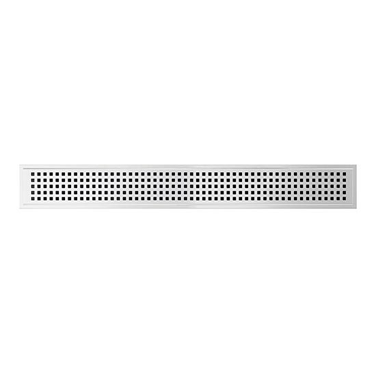 Notekas režģis 49,5x2,3 cm nerūsējošais tērauds/sudraba