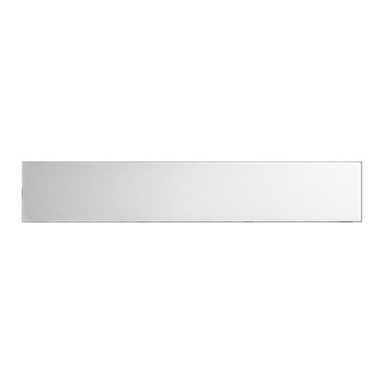 Noteku kanāls 49,5x2,3 cm nerūsējošais tērauds/sudraba