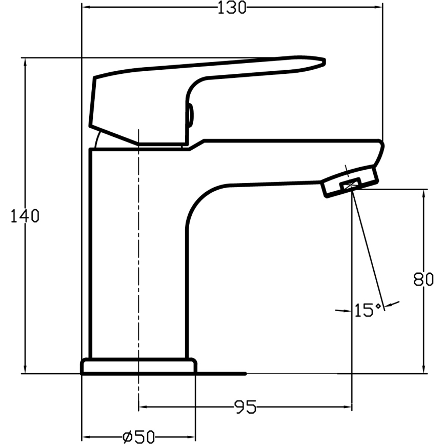 Novaservis - Izlietnes jaucējkrāns TITANIA COSMOS spīdīgs hroms