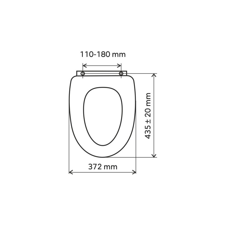 Novaservis - Tualetes poda sēdeklis MDF/osis dekors
