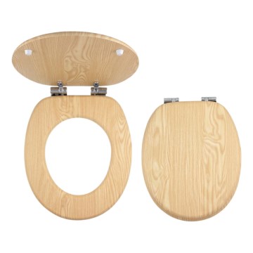 Novaservis - Tualetes sēdeklis SoftClose, MDF / osis dekors