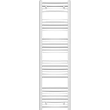 Novaservis - Vannas istabas dvieļu žeburveida radiators 648W/230V 160x45 cm balts, noapaļots