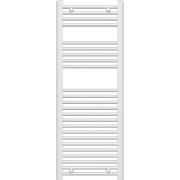 Novaservis - Vannas istabas kāpnveida radiators (dvieļu žāvētājs) 490 W/230 V, 120 x 45 cm, balts, taisns