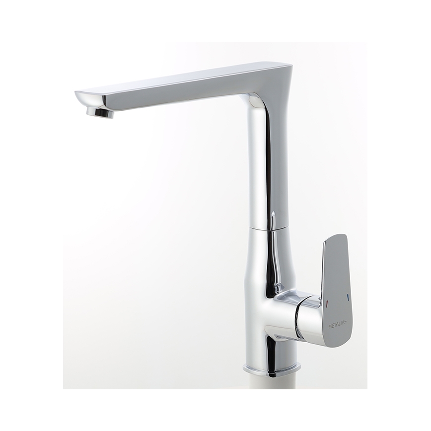 Novaservis - virtuves izlietnes jaucējkrāns METALIA, spīdīgs hroms