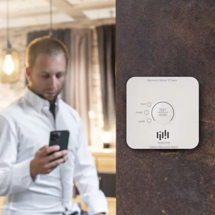 Oglekļa monoksīda detektors GoSmart 2xAA Wi-Fi Tuya