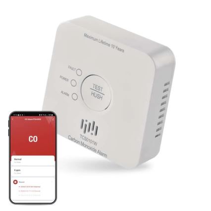 Oglekļa monoksīda detektors GoSmart 2xAA Wi-Fi Tuya