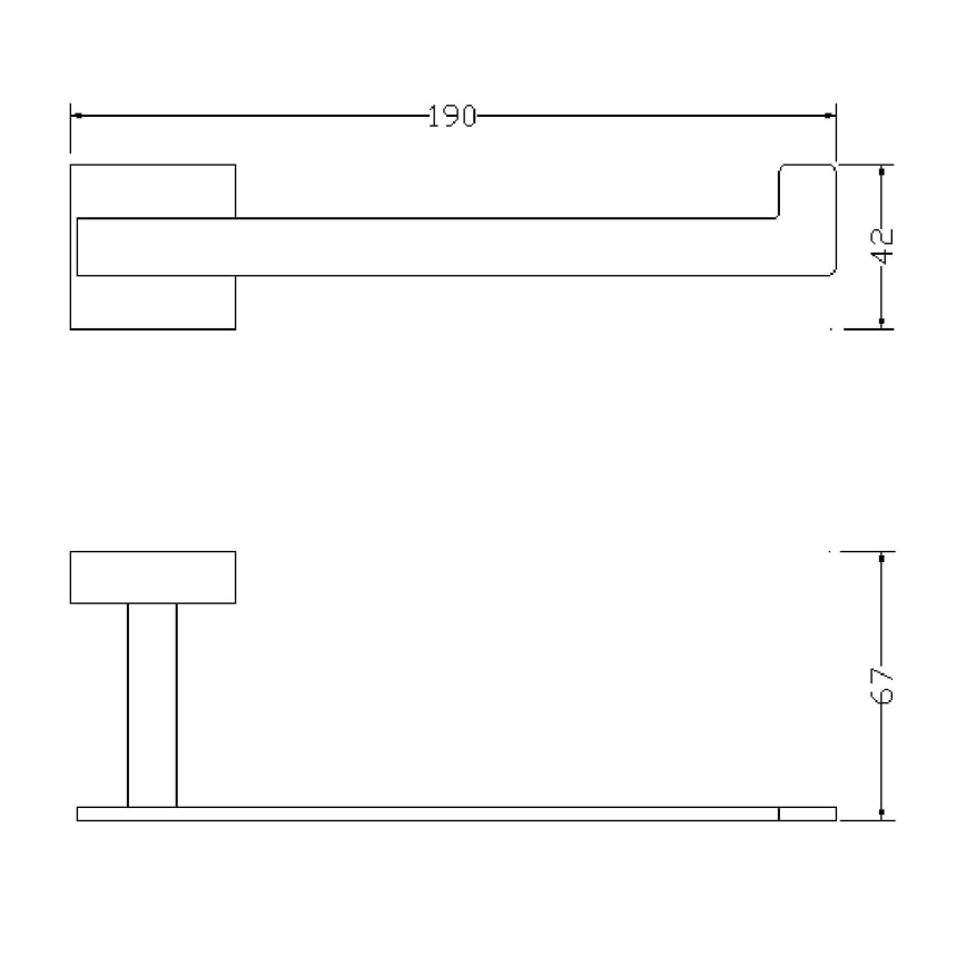OMNIRES 8151BCR - Tualetes papīra turētājs LIFT spīdīgi hromēts