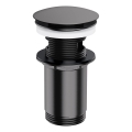 OMNIRES A706AT - Izlietnes noteka CLICK-CLACK d. 6,6 cm matēts antracīta