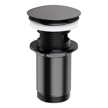 OMNIRES A706AT - Izlietnes noteka CLICK-CLACK d. 6,6 cm matēts antracīta