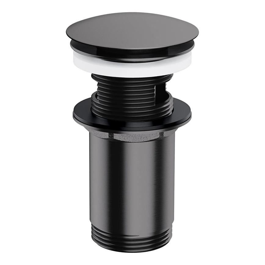 OMNIRES A706AT - Izlietnes noteka CLICK-CLACK d. 6,6 cm matēts antracīta