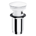 OMNIRES A706BP - Izlietnes noteka CLICK-CLACK d. 6,6 cm spīdīgi balta