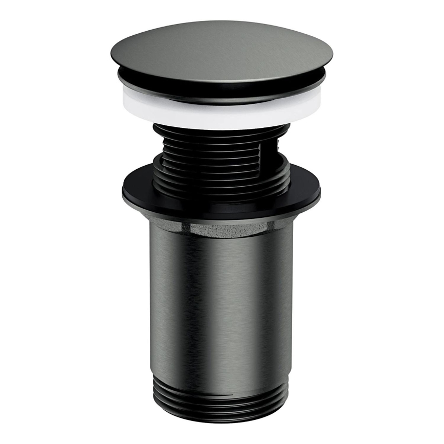 OMNIRES A706GR - Izlietnes noteka CLICK-CLACK d. 6,6 cm matēts grafīta