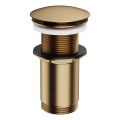 OMNIRES A716BR - Izlietnes noteka CLICK-CLACK d. 6,6 cm matēts antīka bronzas