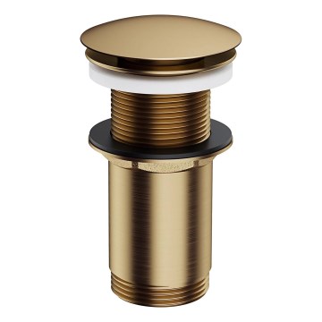 OMNIRES A716BR - Izlietnes noteka CLICK-CLACK d. 6,6 cm matēts antīka bronzas