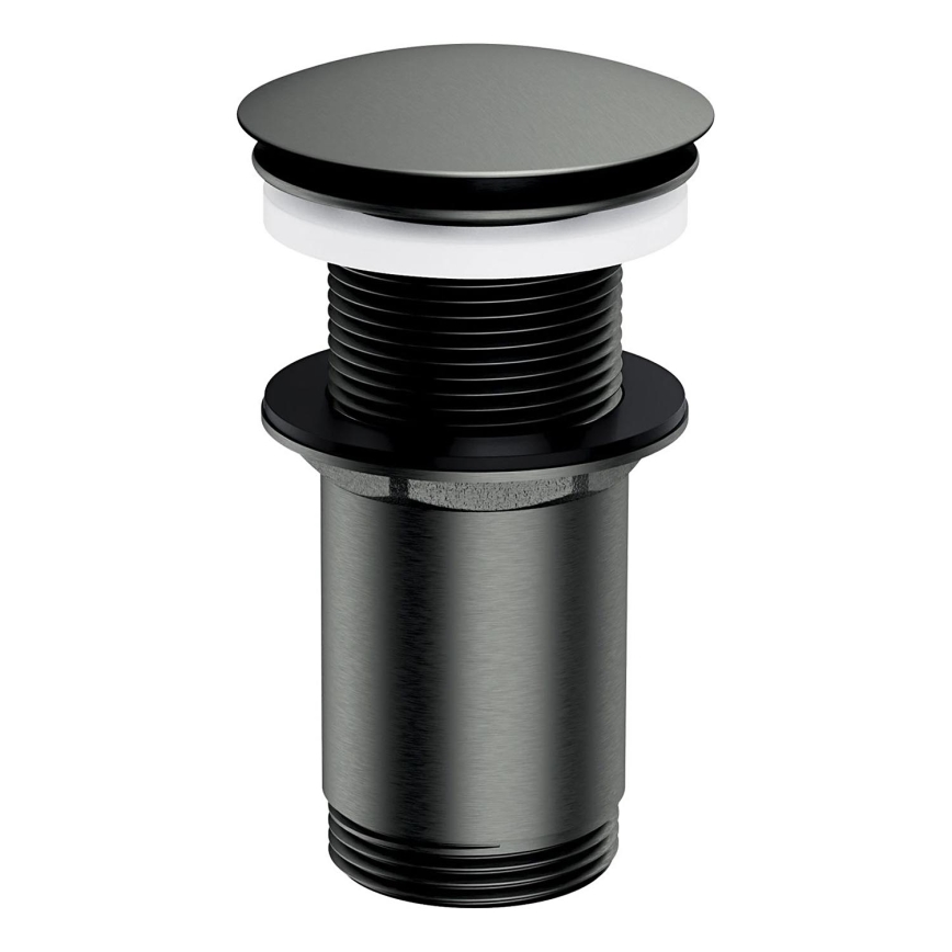 OMNIRES A716GR - Izlietnes noteka CLICK-CLACK d. 6,6 cm matēts grafīta